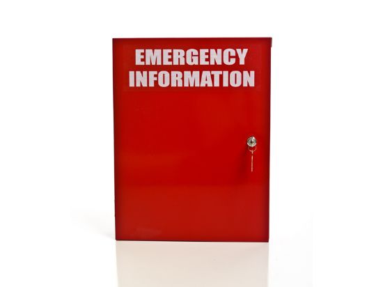 Picture of Emergency Information Cabinet - Metal - Locked