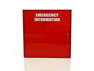Show details for Emergency Information Cabinet - Large - Metal - Locked Picture of Emergency Information Cabinet - Large - Metal - Locked
