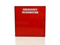 Picture of Emergency Information Cabinet - Large - Metal - Locked