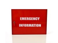 Picture of Emergency Information Cabinet - Horizontal - Metal - Locked