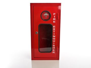 Show details for Fire Extinguisher Cabinet 2.5kg - Metal - Break Glass Picture of Fire Extinguisher Cabinet 2.5kg - Metal - Break Glass