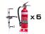 Picture of 1.5kg ABE Dry Chemical Powder Fire Extinguisher - Box of 6