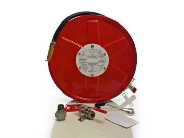 Show details for Fire Hose Reel - Swing Arm - 19mm x 36m Picture of Fire Hose Reel - Swing Arm - 19mm x 36m