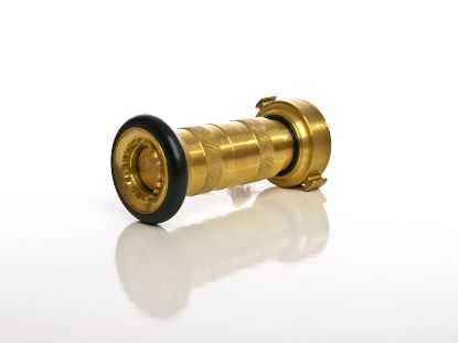 Picture of Fire Hose Nozzle - 38mm - Brass - Jet / Fog