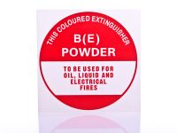 Picture of BE Fire Extinguisher ID Sign