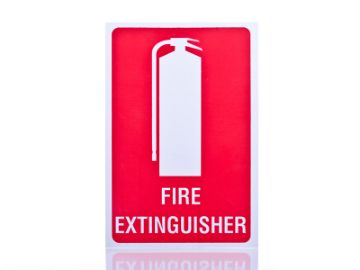 Show details for Fire Extinguisher Location Sign Picture of Fire Extinguisher Location Sign