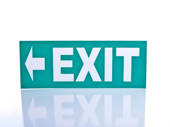 Picture of Exit - Left Arrow Sign