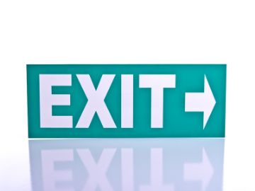 Show details for Exit - Right Arrow Sign Picture of Exit - Right Arrow Sign