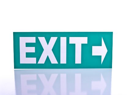Picture of Exit - Right Arrow Sign