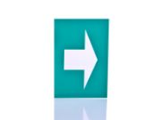 Picture of Fire Exit Sign Arrow