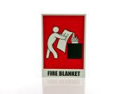 Picture of Fire Blanket Location Sign - Medium