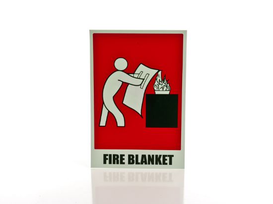 Picture of Fire Blanket Location Sign - Medium