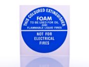 Picture of AFFF Foam Fire Extinguisher ID Sign