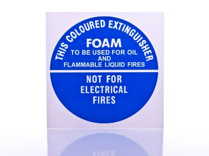 Picture of AFFF Foam Fire Extinguisher ID Sign