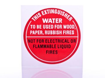 Show details for Water Fire Extinguisher ID Sign Picture of Water Fire Extinguisher ID Sign