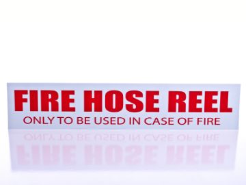 Show details for Fire Hose Reel - Only to be Used in Case of Fire Sign Picture of Fire Hose Reel - Only to be Used in Case of Fire Sign