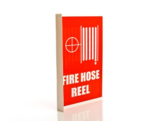 Picture of Fire Hose Reel Picture Sign - Right Angle - Medium