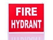 Picture of Fire Hydrant  Sign - Square Format