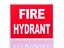 Picture of Fire Hydrant Sign - Square Format