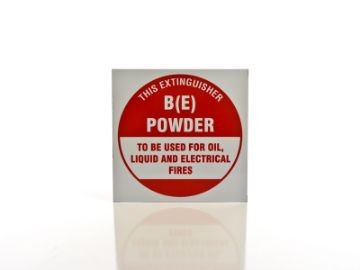 Show details for BE Fire Extinguisher ID Sign - Metal Picture of BE Fire Extinguisher ID Sign - Metal
