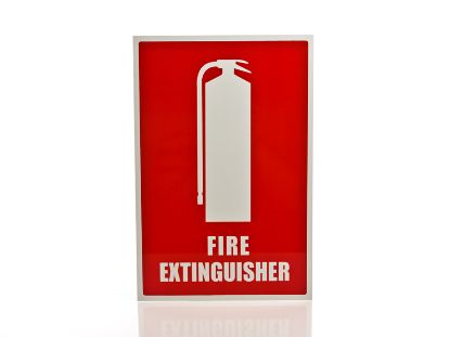 Picture of Fire Extinguisher Location Sign - Large - Metal