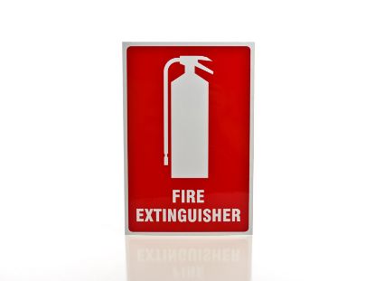 Picture of Fire Extinguisher Location Sign - Medium - Metal