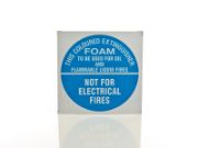 Picture of AFFF Foam Fire Extinguisher ID Sign - Metal