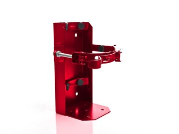 Show details for 2.5kg Fire Extinguisher Vehicle Bracket - Red- 128-143mm Picture of 2.5kg Fire Extinguisher Vehicle Bracket - Red- 128-143mm