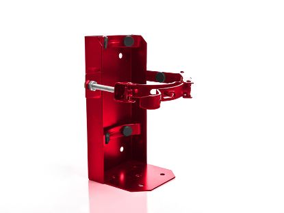 Picture of 2.5kg Fire Extinguisher Vehicle Bracket - Red- 128-143mm