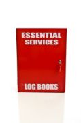 Picture of Universal Essential Services / Emergency Information / Safety Information Log Book Cabinet - Metal - Locked